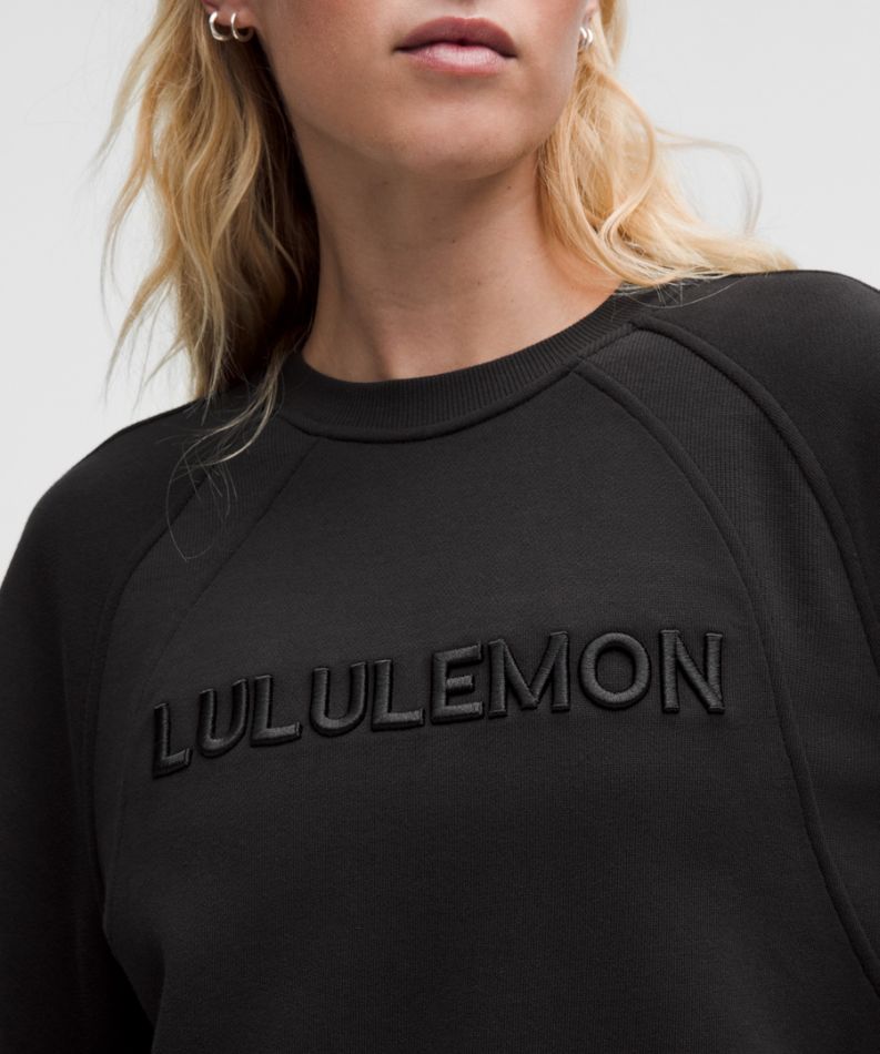Scuba sweater in oversized fit logo