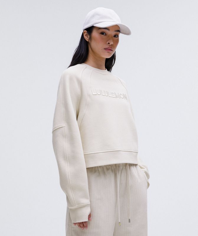 Scuba sweater in oversized fit logo