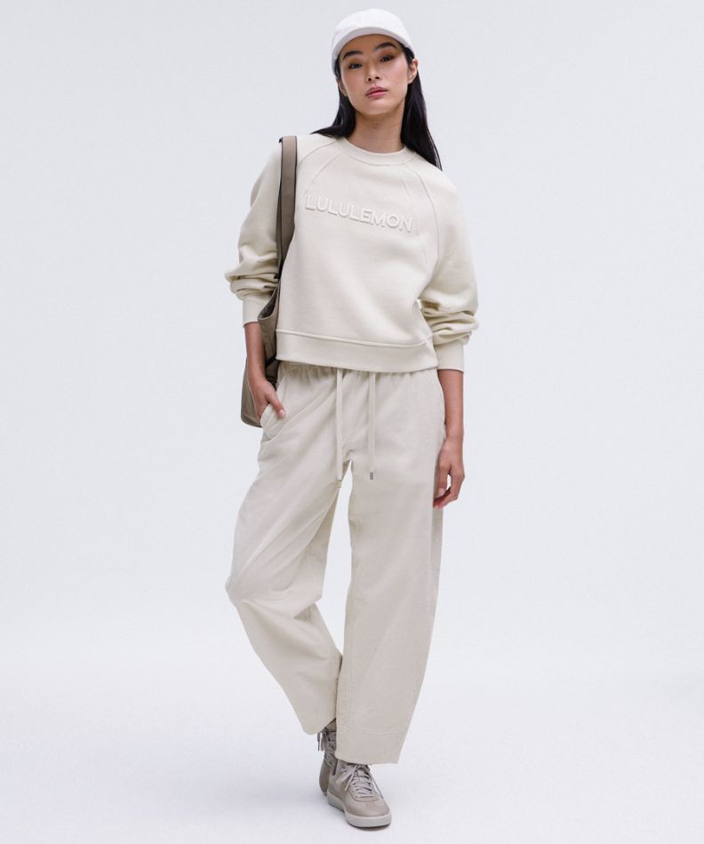 Scuba sweater in oversized fit logo
