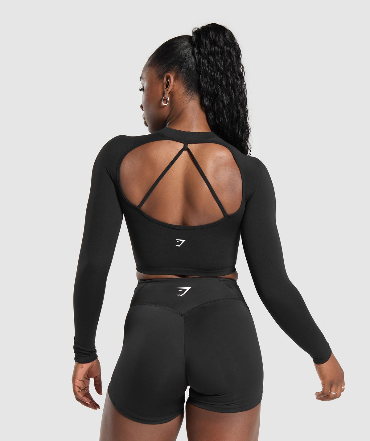 APEX LIMIT SEAMLESS LONG SLEEVE CROP TOP