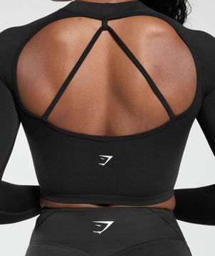 APEX LIMIT SEAMLESS LONG SLEEVE CROP TOP
