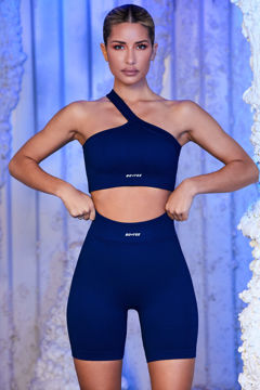 Biker Shorts in Navy