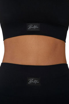 Bo+Tee Biker Shorts in Black
