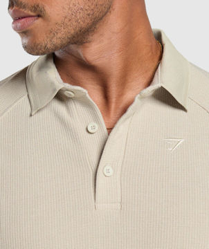 Waffle Polo Shirt