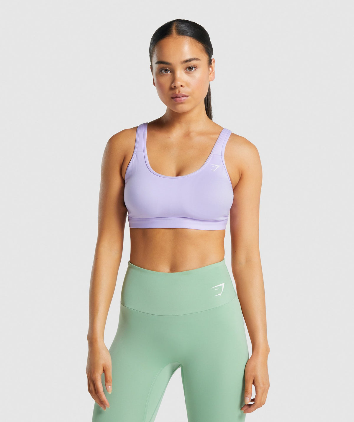 SCOOP NECK SPORTS BRA