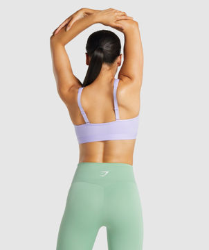 SCOOP NECK SPORTS BRA