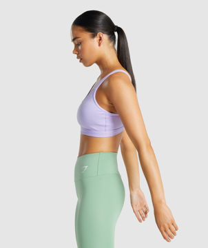 SCOOP NECK SPORTS BRA