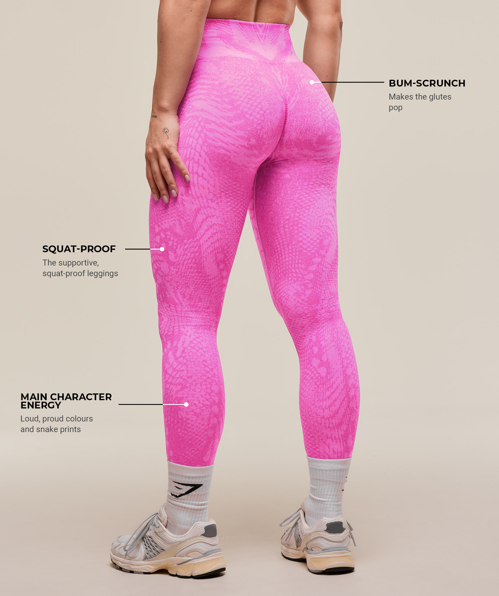 ADAPT X WHITNEY ANIMAL SEAMLESS LEGGINGS