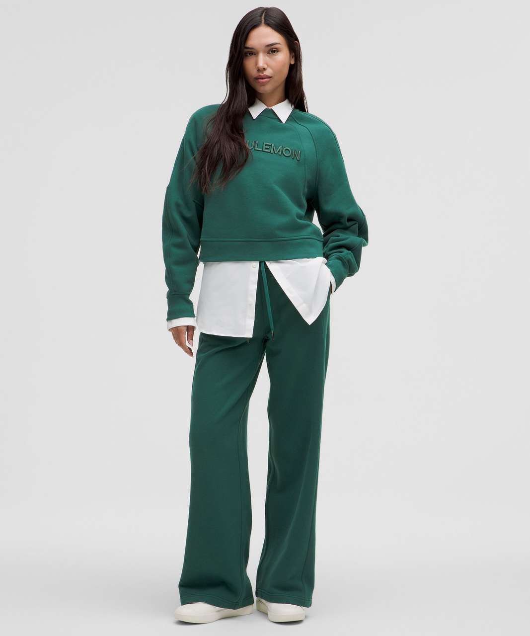 Scuba sweater in oversized fit logo