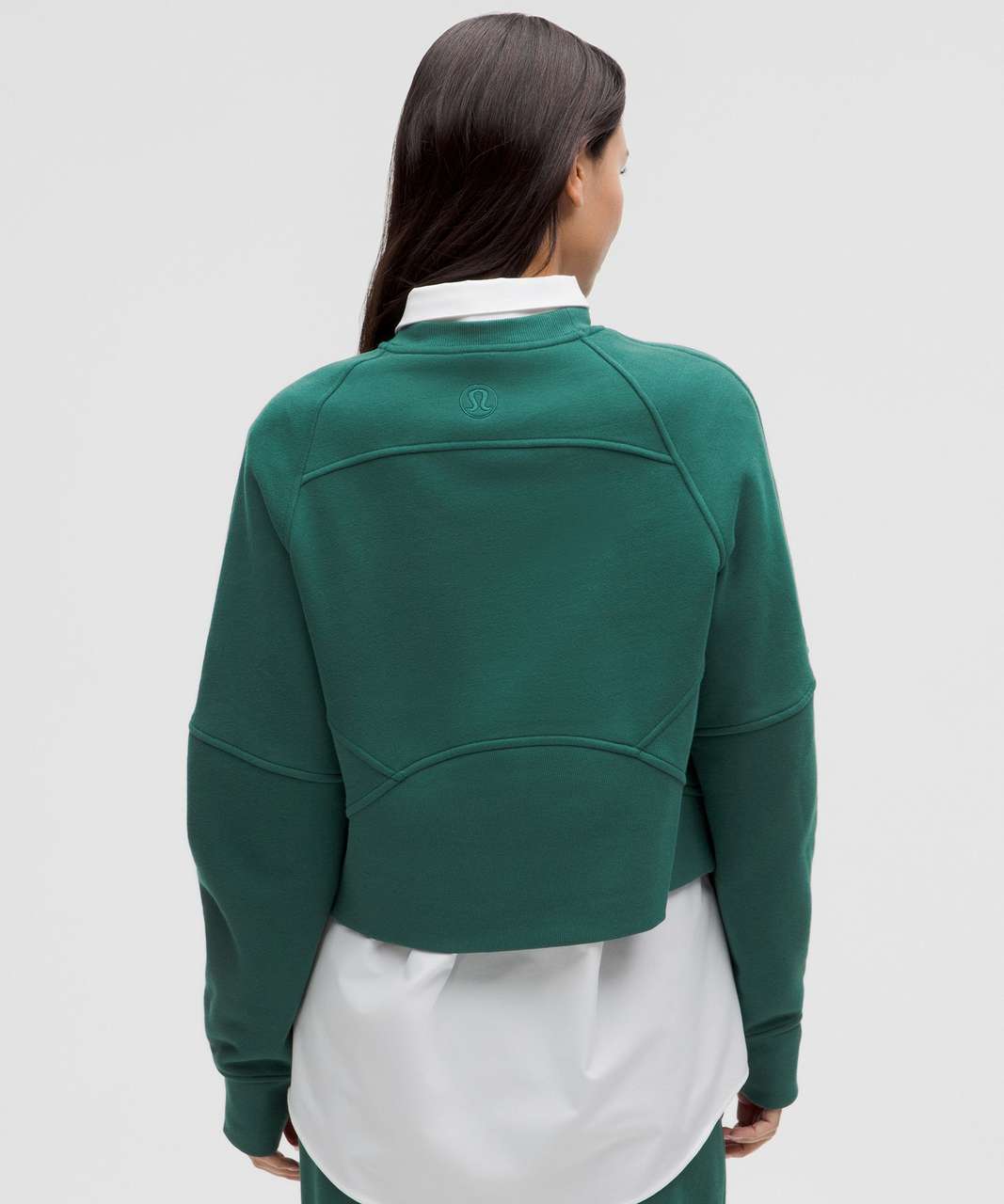 Scuba sweater in oversized fit logo