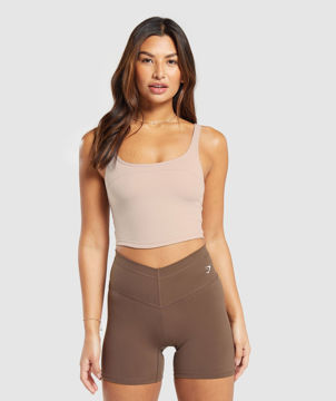 SCOOP BACK CROP TANK