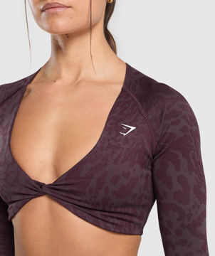 ADAPT SAFARI LONG SLEEVE CROP TOP
