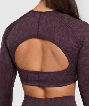 ADAPT SAFARI LONG SLEEVE CROP TOP