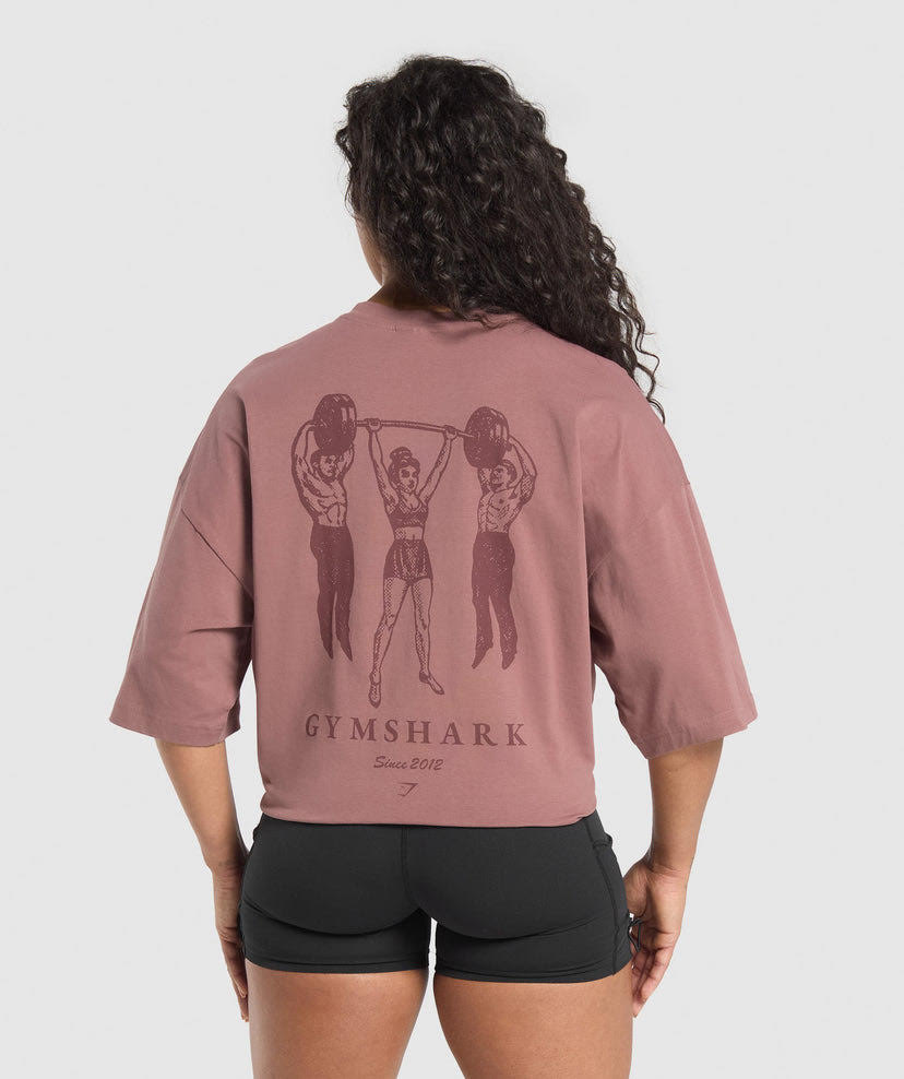 Retro Lifting Oversized T-Shirt
