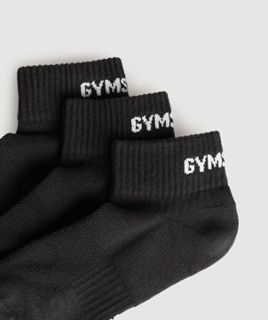 JACQUARD QUARTER SOCKS