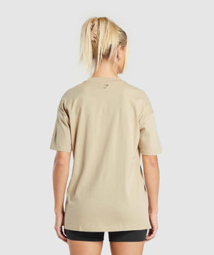CARE LABEL GRAPHIC OVERSIZED T-SHIRT