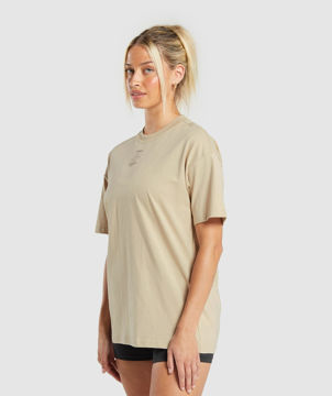CARE LABEL GRAPHIC OVERSIZED T-SHIRT