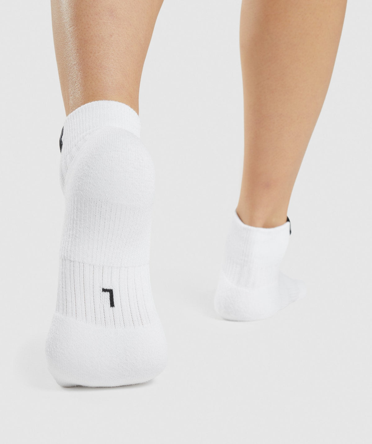 WOVEN TAB QUARTER SOCKS 1PK