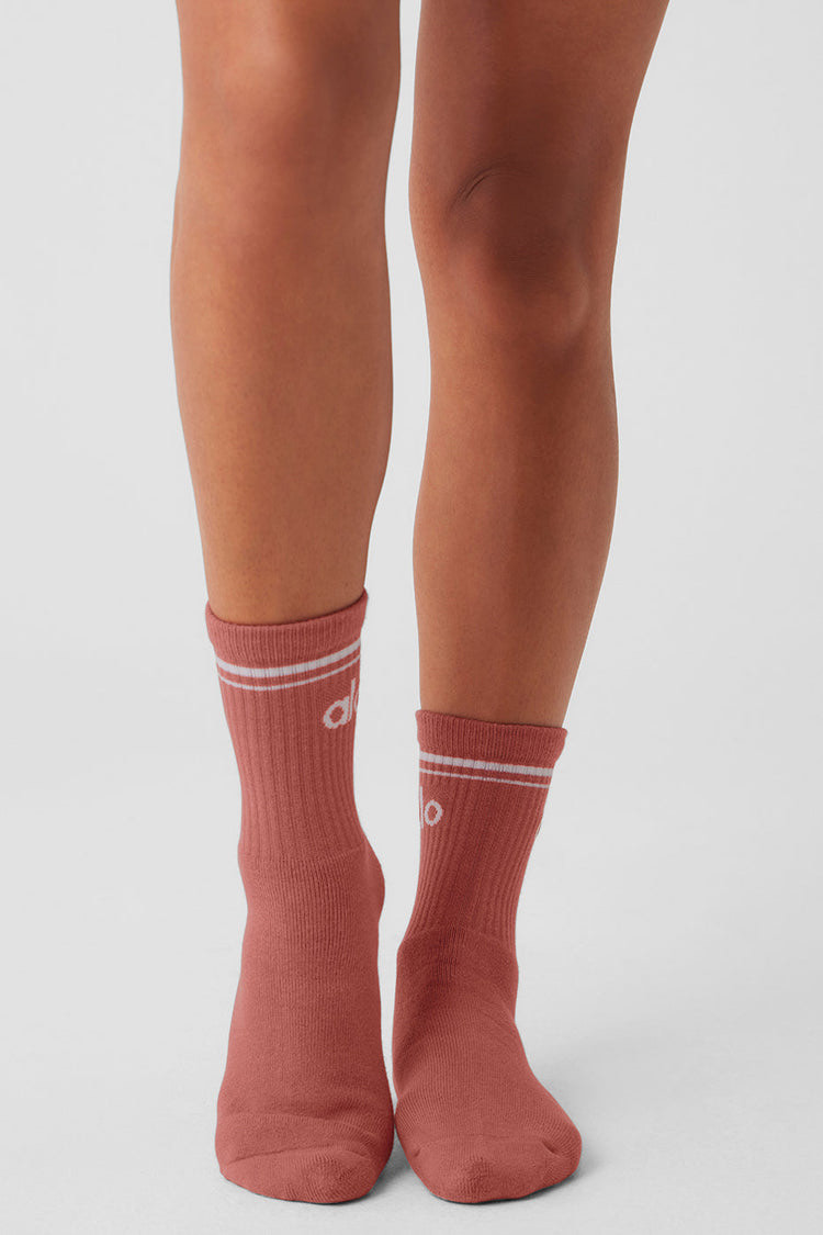 Unisex Half-Crew Throwback Sock