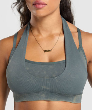 GAINS SEAMLESS WASHED SPORTS BRA