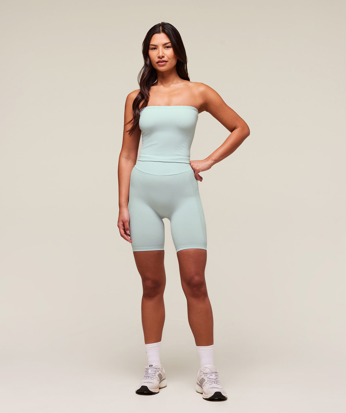 EVERYWEAR WARP KNIT TUBE TOP