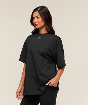 PRAYER HANDS GRAPHIC OVERSIZED T-SHIRT