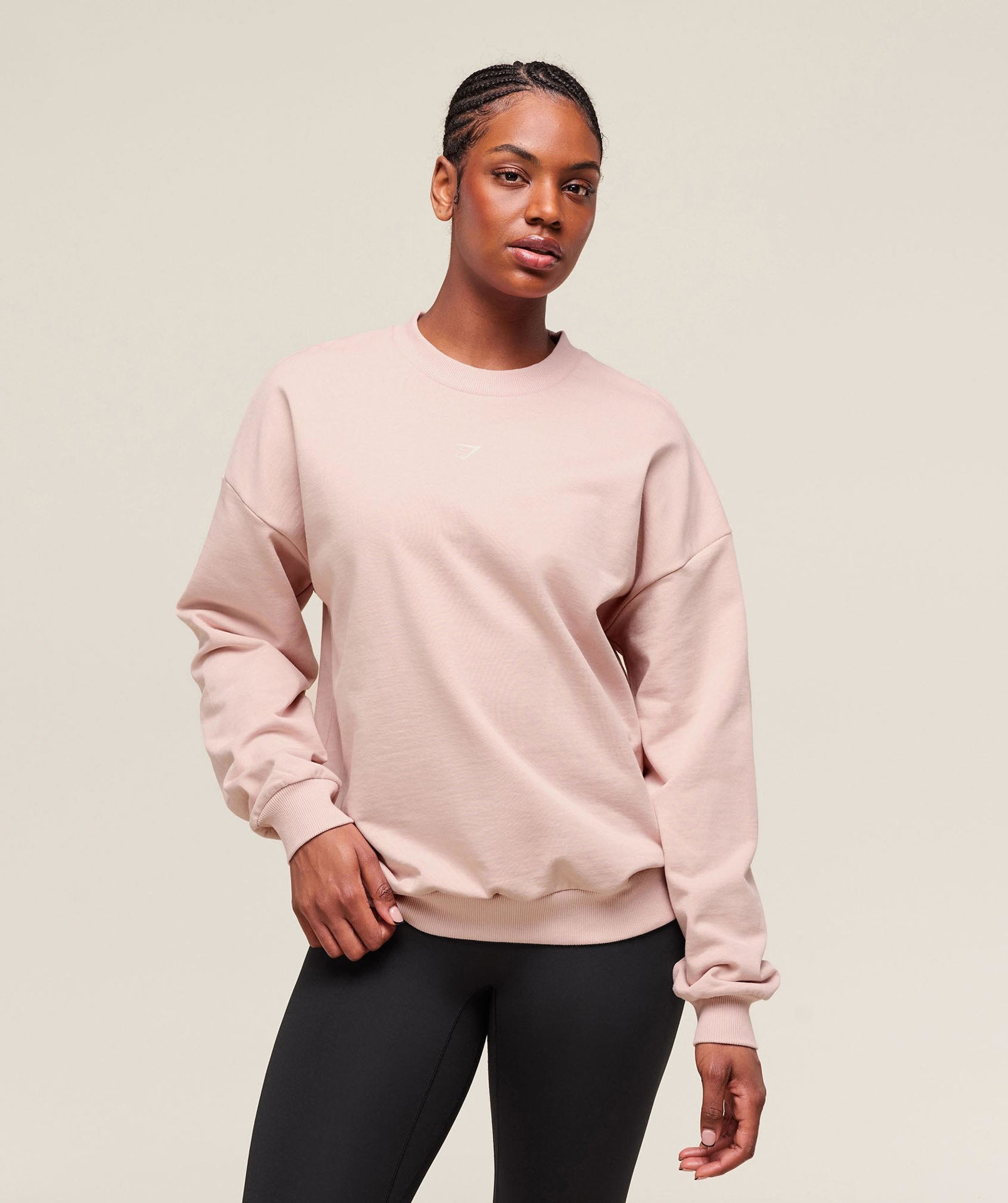 Cherry Graphic Oversized Sweatshirt