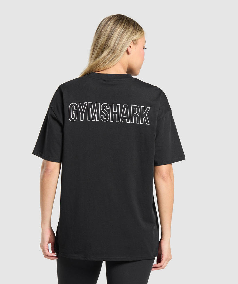Trace Graphic Oversized T-shirt