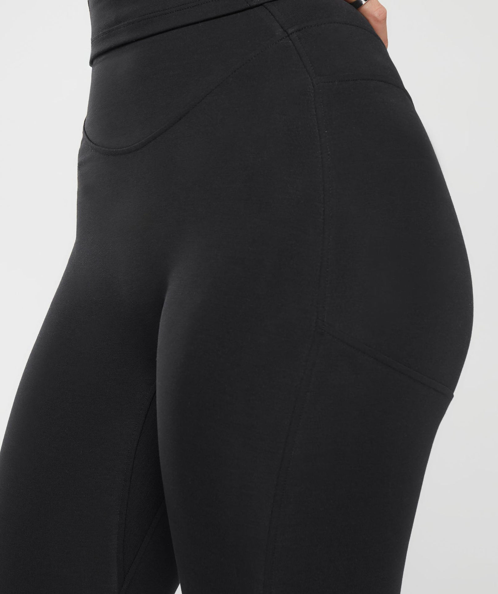 REST DAY BOOT CUT COTTON LEGGINGS