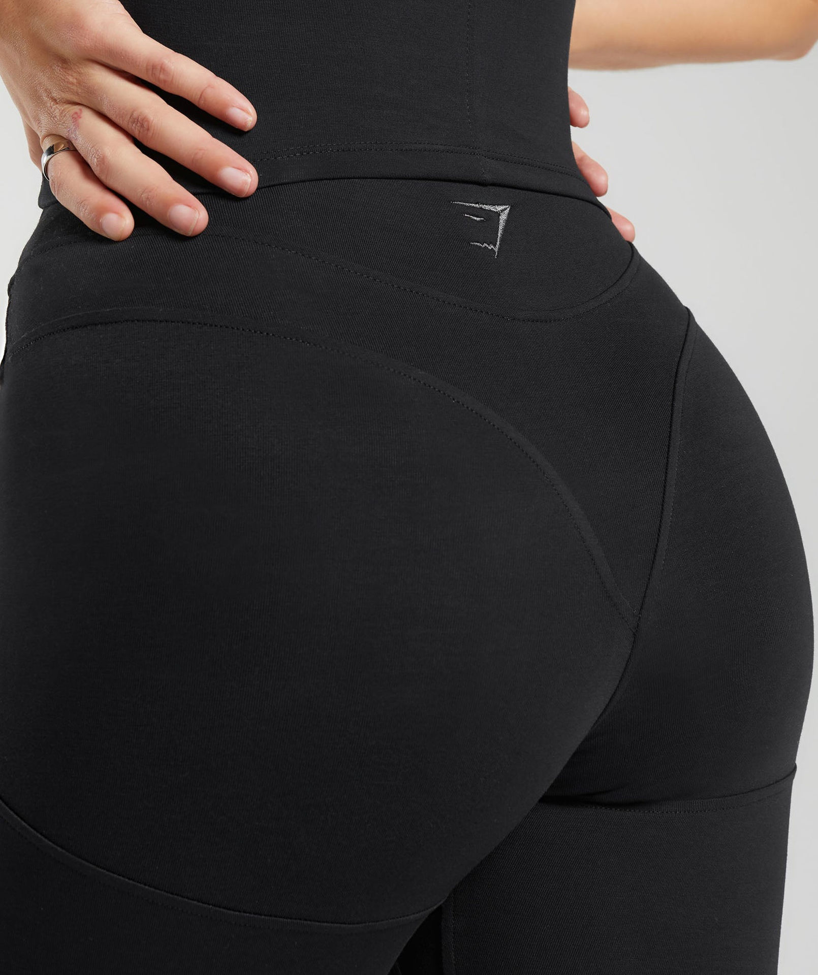 REST DAY BOOT CUT COTTON LEGGINGS
