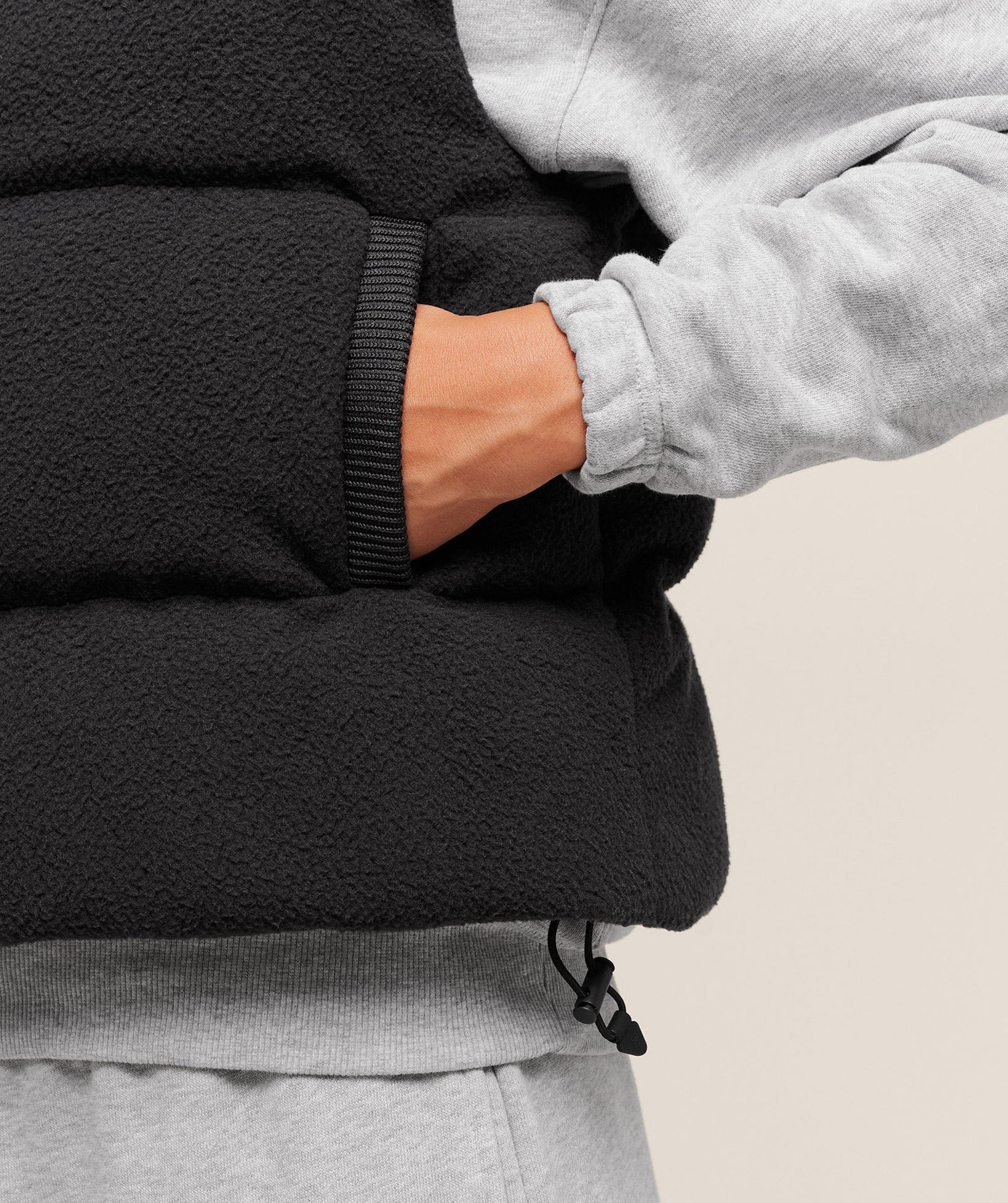 BORG PUFFER VEST
