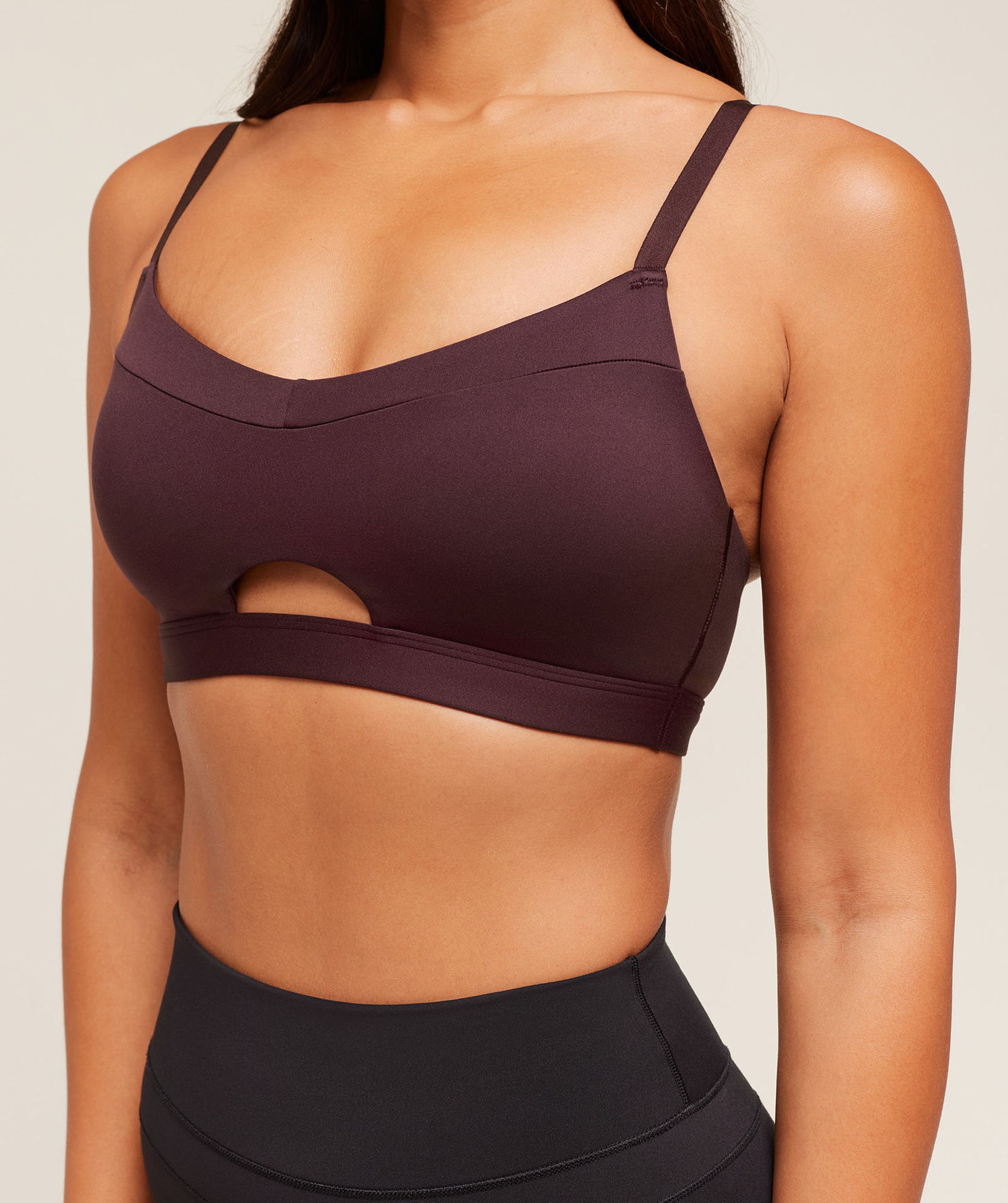 BALCONY PEEKABOO SPORTS BRA