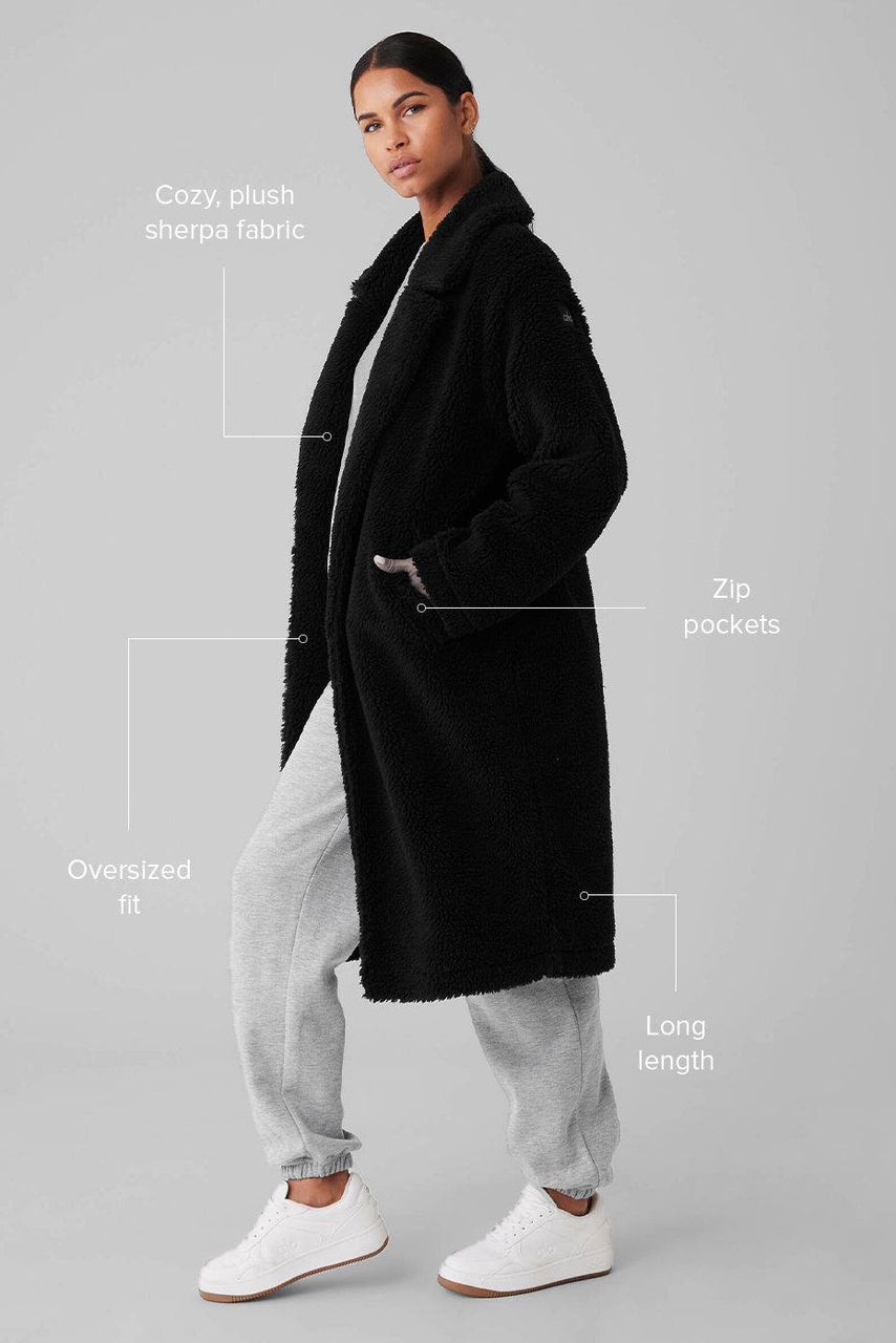 Alo Unisex Oversized Sherpa Trench