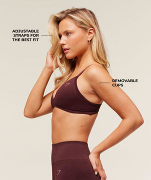 Soft Sculp V-neck sports bra