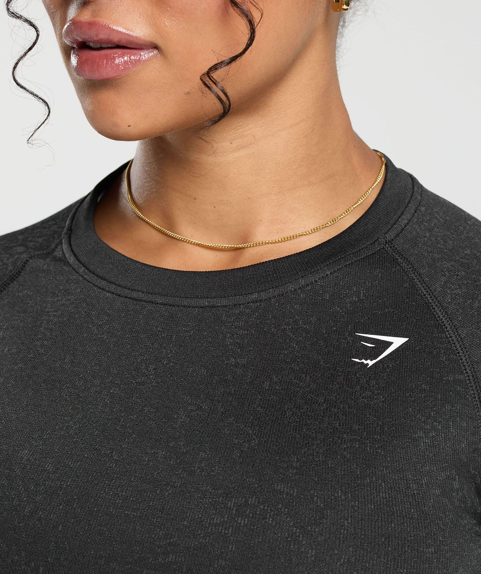 Adapt Fleck Seamless Long Sleeve Crop