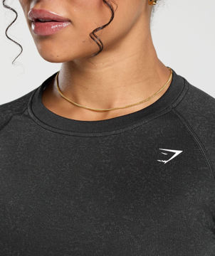 Adapt Fleck Seamless Long Sleeve Crop