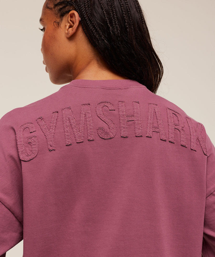POWER WASHED  OVERSIZED SWEATSHIRT