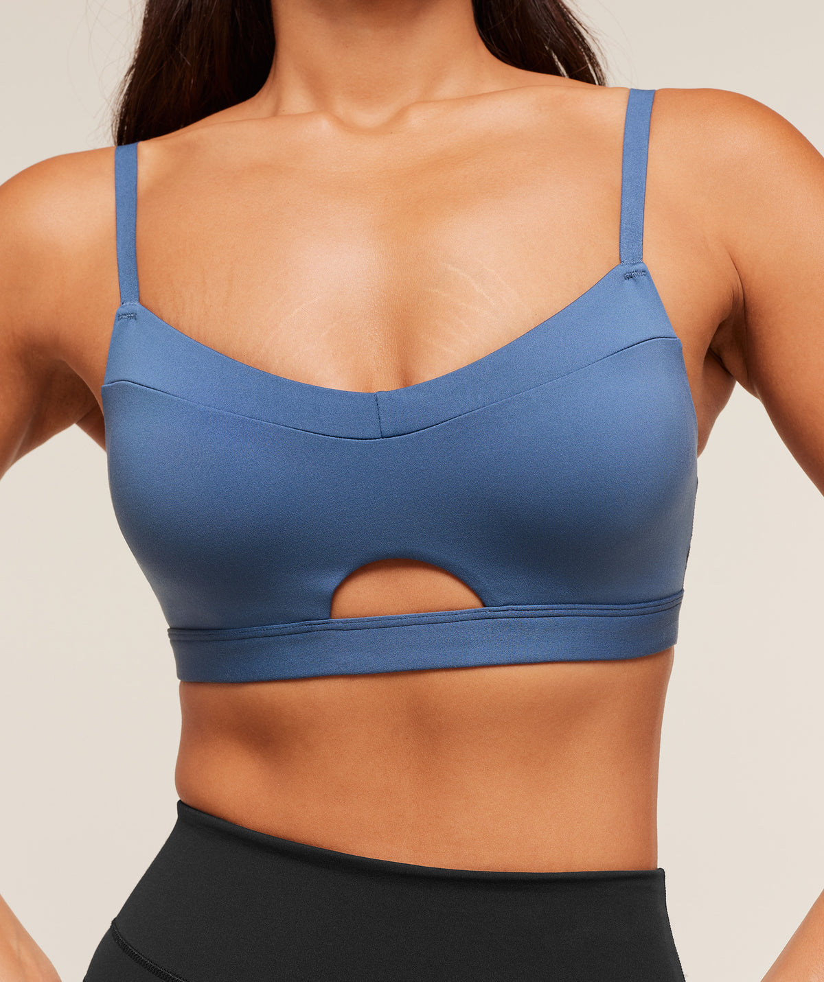 BALCONY PEEKABOO SPORTS BRA
