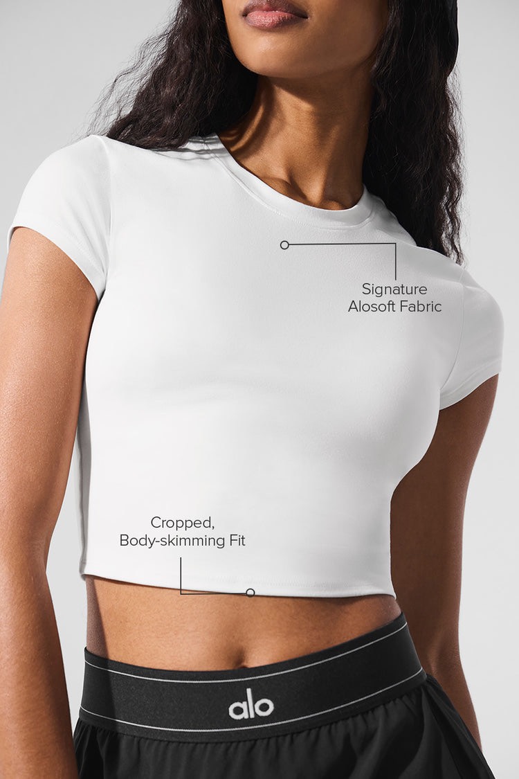 Alo Finesse Alosoft Crop-T-Shirt