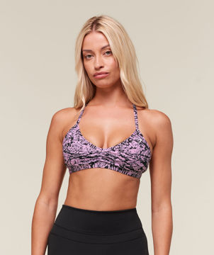 PRINTED MINIMAL SPORTS BRA