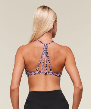 PRINTED MINIMAL SPORTS BRA