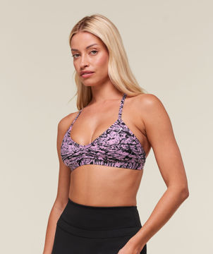 PRINTED MINIMAL SPORTS BRA
