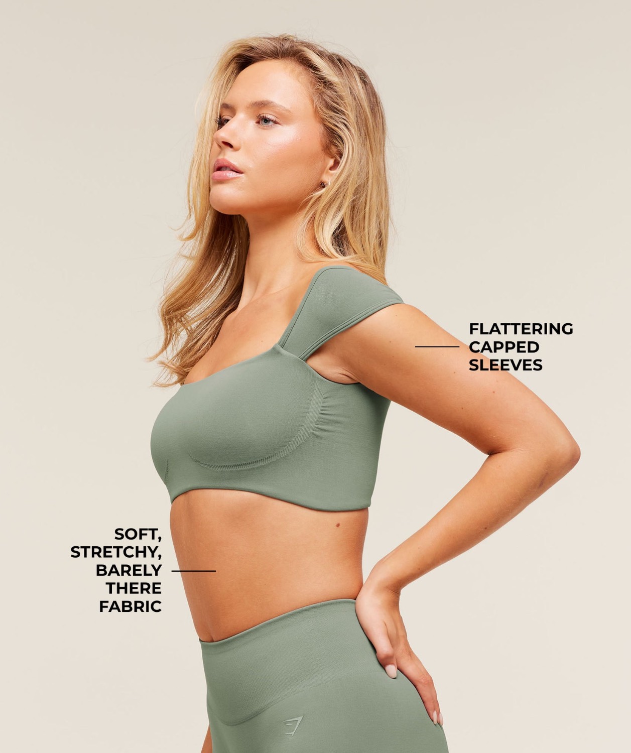 SOFT SCULPT CAP SLEEVE BRALETTE
