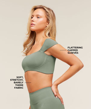 SOFT SCULPT CAP SLEEVE BRALETTE